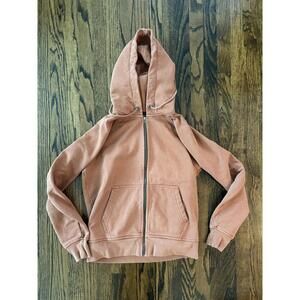 Flint and Tinder 10-Year Hoodie – Washed Brick – Small